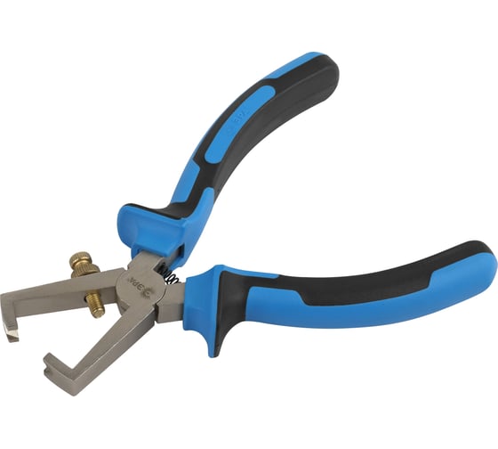 Изображение товара Клещи для зачистки проводов ЭРА 160 мм, двухкомпонентные рукоятки Б0055917