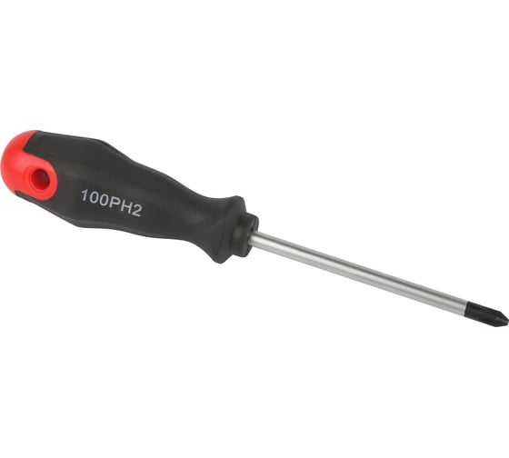 Изображение товара Крестовая отвертка ЭРА PH2x100 мм, двухкомпонентная рукоятка Б0055844