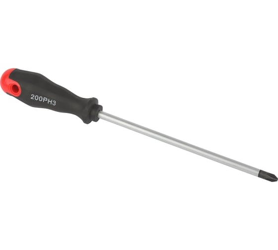 Изображение товара Крестовая отвертка ЭРА PH3x200 мм, двухкомпонентная рукоятка Б0055848