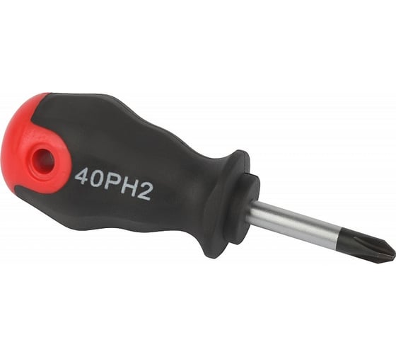 Изображение товара Крестовая отвертка ЭРА PH2x40 мм, двухкомпонентная рукоятка Б0055843