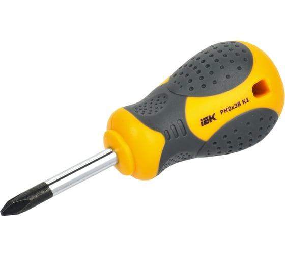 Изображение товара Отвертка IEK Arma2l 3 PH2x38 k1 A2L3-SC10-K1-PH-20-038