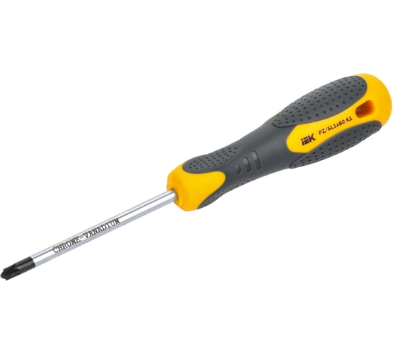Изображение товара Отвертка IEK Arma2l 3 PZ/SL1x80 k1 A2L3-SC10-K1-ZS-10-080