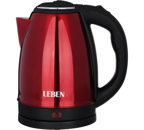 Изображение товара Электрический чайник LEBEN 1.8 л, 1500 Вт, нержавеющая сталь, 4 цвета 291-071