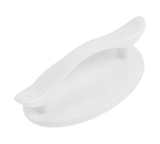 Изображение товара Самоклеящаяся мебельная ручка CAPPIO длина 95 мм, пластик, цвет белый 9047441