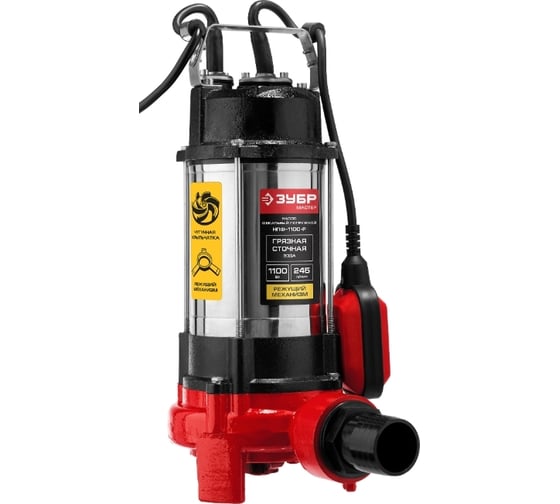 Изображение товара Фекальный погружной насос ЗУБР НПФ-1100-Р