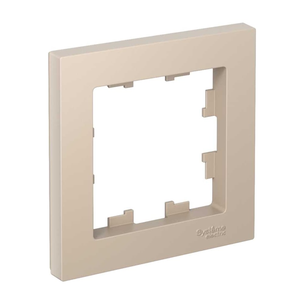 Изображение товара Рамка 1-местная Systeme Electric Atlasdesign песочный ATN001201