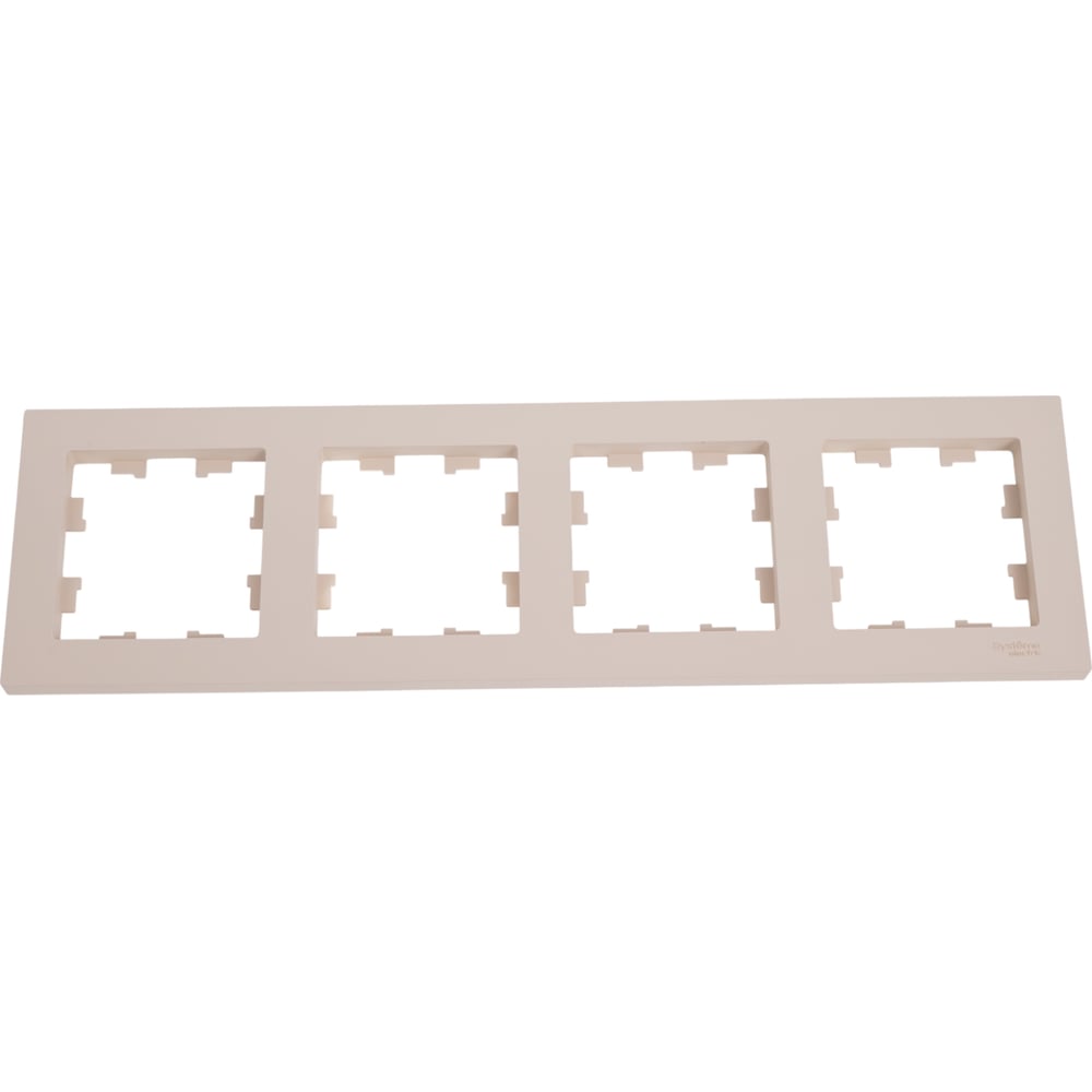 Изображение товара 4-местная универсальная рамка Systeme Electric Atlasdesign песочный