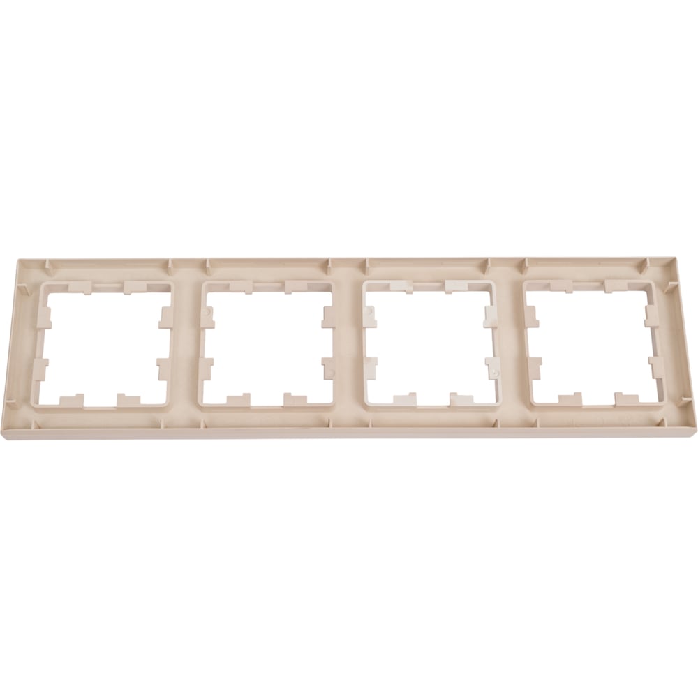 Изображение товара Рамка 4-постовая System Electric Atlasdesign песочная модульная для распредщитов