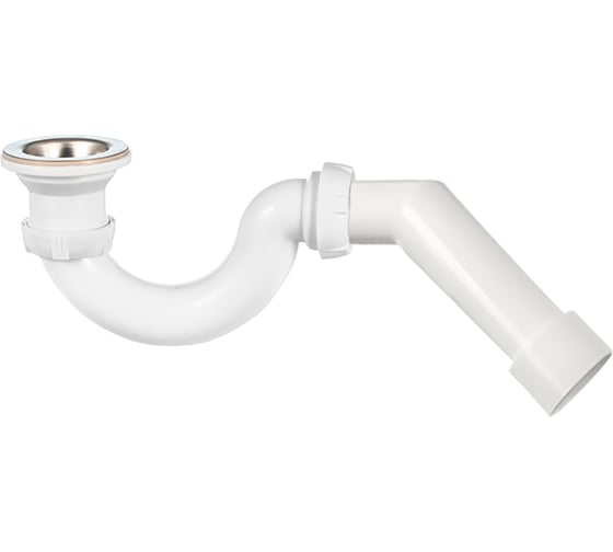 Изображение товара Сифон для душевого поддона Wirquin D50 мм., проточного типа с жестким патрубком 30975109