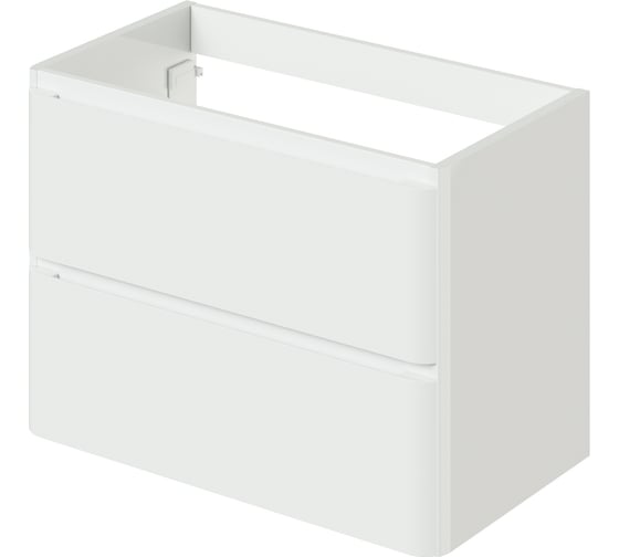 Изображение товара Тумба под раковину для ванной комнаты ИТАНА подвесная roberto 80 789x453x576 эмаль белый глянец 4657773607453