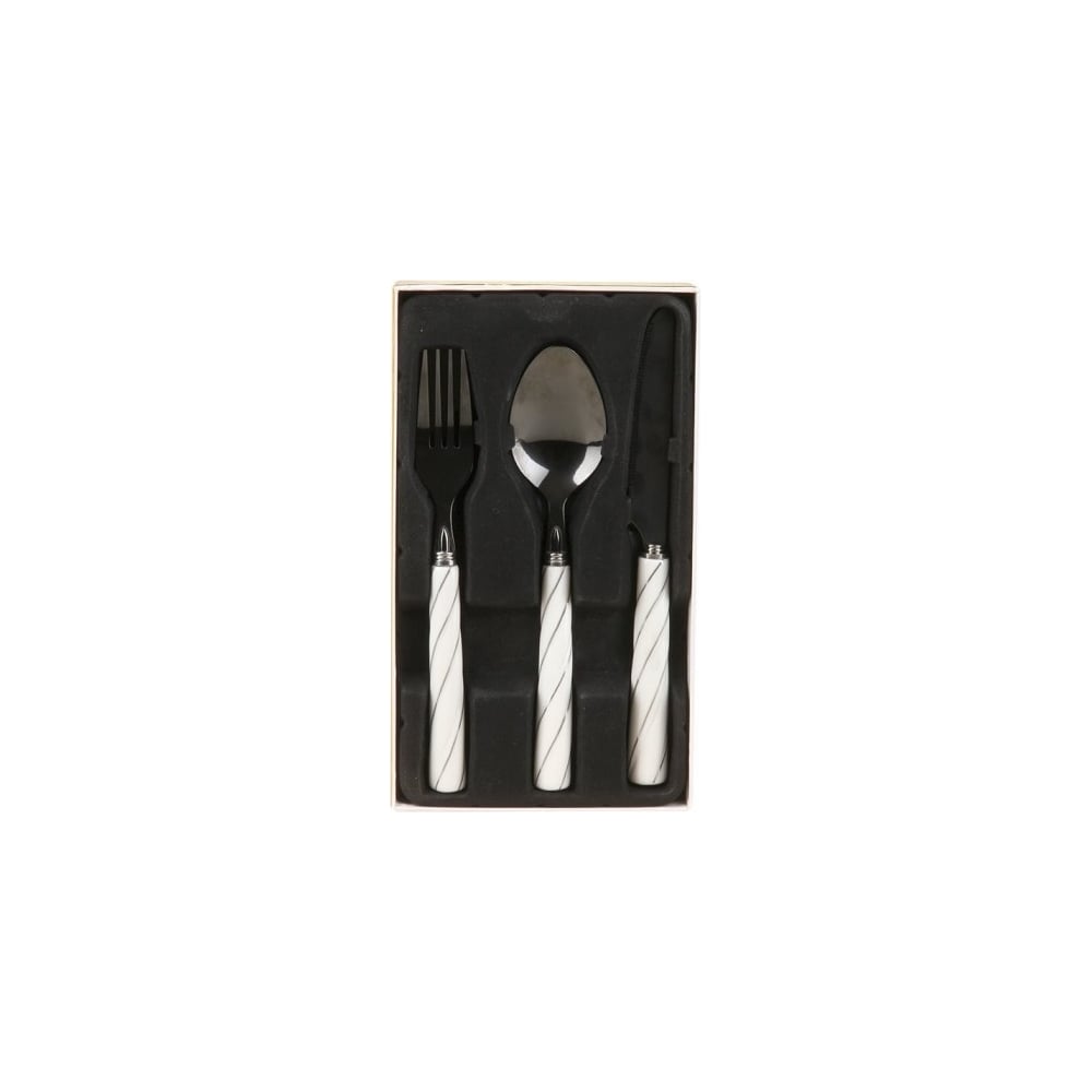 Столовые приборы Pomi d'Oro из керамики R0311 Nobile Nero