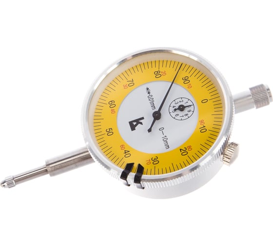 Изображение товара Индикатор часового типа ИЧ 0-10 0.01 1 кл. точности КАЛИБРОН 75716