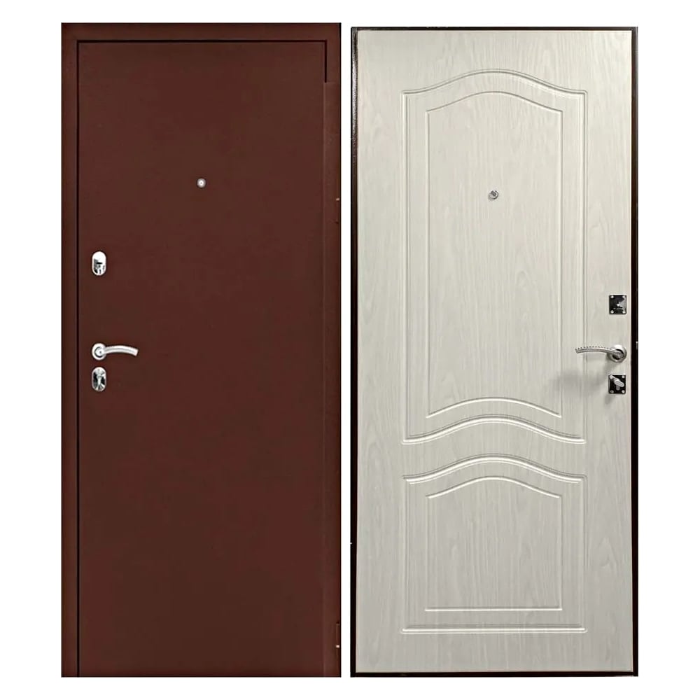 Входная дверь ООО ВДК дверь левое открывание поленница 190 х 67 см с фотопечатью 6 мм добропаровъ