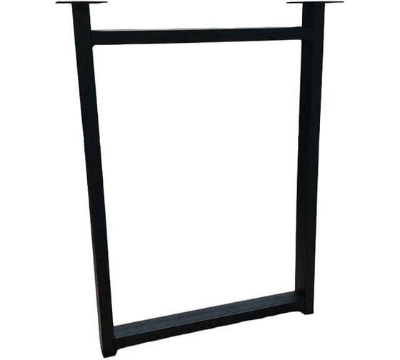 Изображение товара Подстолье ООО "СВОЙ МАСТЕР" для стола лофт, 710 мм с верхней поперечиной, черный 01.0115