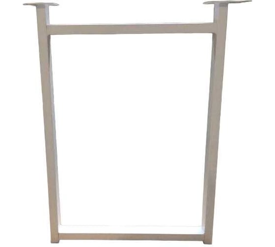 Изображение товара Подстолье ООО "СВОЙ МАСТЕР" для стола лофт, 710 мм, с верхней поперечиной, белый 01.0117