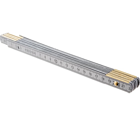 Изображение товара Метр складной 2 м алюминий КАЛИБРОН 116534