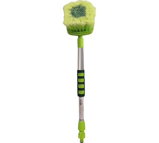 Изображение товара Щетка для мытья ZiZay длина 46 см, с клапаном под воду и краником, щетина 5 см ZZ0131