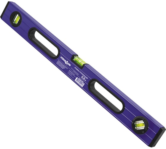 Изображение товара Строительный уровень Управдом 600 мм, фрезерованный, 3 ампулы 4100001767