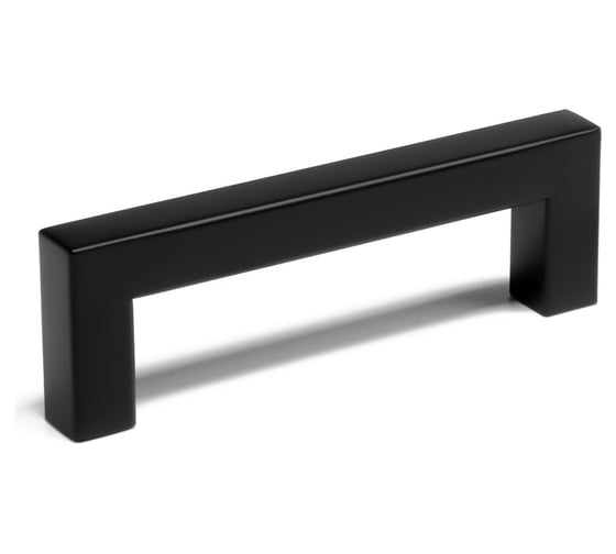 Изображение товара Ручка-скоба CAPPIO SQUARE нержавеющая сталь, межцентровое расстояние 96 мм, цвет черный 7090574