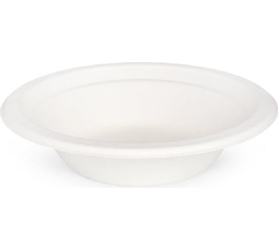 Изображение товара Одноразовая глубокая биоразлагаемая тарелка ООО Комус 480 мл, 50шт 1464057