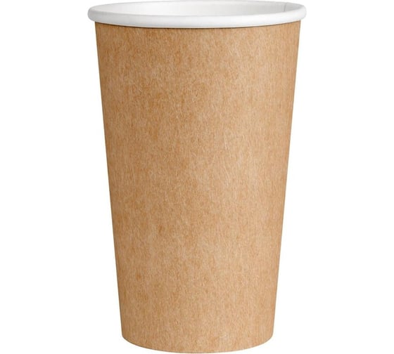 Изображение товара Одноразовый бумажный стакан ООО Комус 18OZ КРАФТ, 400мл, 1000 шт 1722646