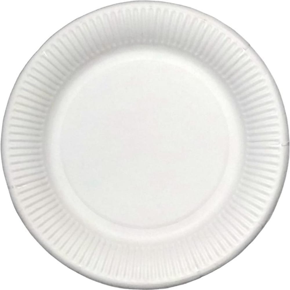 Одноразовая тарелка ООО Комус тарелка бумажная с днем рождения 18 см