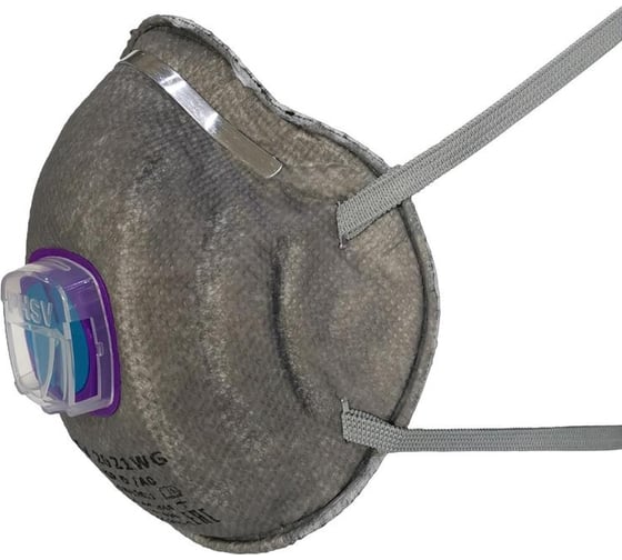 Изображение товара Фильтрующая полумаска ООО Комус phsv 2021wg с клапаном, FFP2 до 12 пдк 1507316