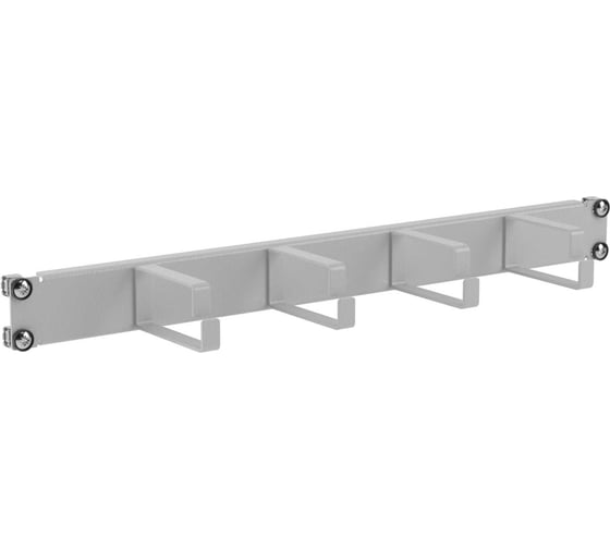 Изображение товара Кабельный органайзер DKC 4 кольца, 1u для 19" it-корпусов, ral7035 R5PC191HE