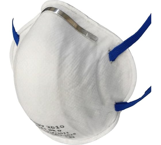 Изображение товара Фильтрующая полумаска ООО Комус phsv 2010 без клапана, FFP1 до 4 пдк, р. хl, 10 шт. 1653306