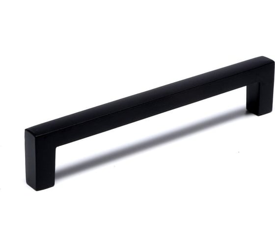 Изображение товара Ручка-скоба CAPPIO SQUARE нержавеющая сталь, межцентровое расстояние 128 мм, цвет черный 7090575