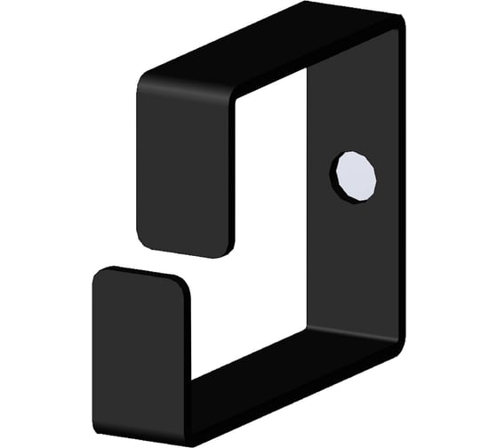 Изображение товара Кабельное кольцо DKC металлическое 40x40 мм, черное R5ITCP4040B