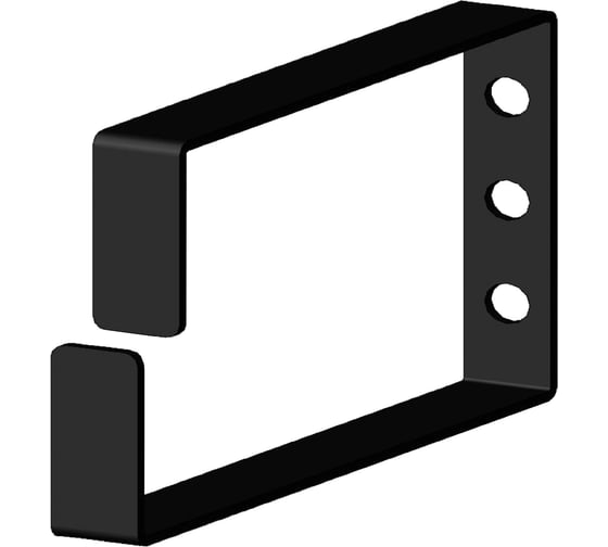 Изображение товара Кабельное кольцо DKC металлическое 60x90 мм, черное R5ITCP6090B