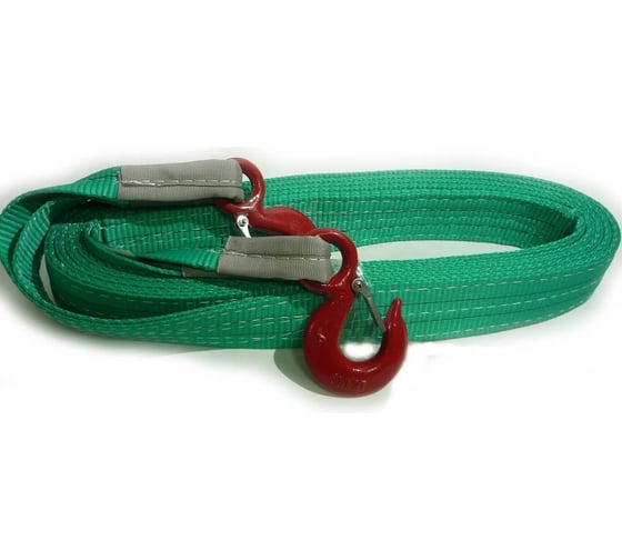 Изображение товара Текстильный ленточный буксир TOR БТЛ 17 т, 4 м, крюк-крюк 1011010