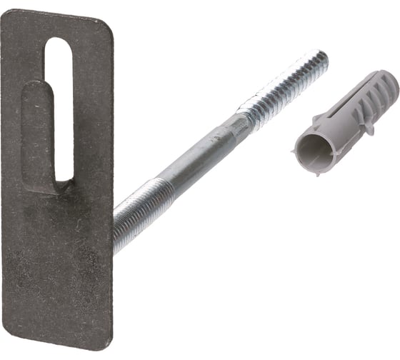 Изображение товара Фасадный держатель TDM ELECTRIC для прута 6-10 мм без дюбеля и шурупа, стальной крюк SQ2402-3136