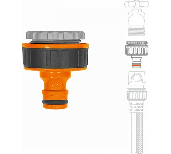 Изображение товара Адаптер для кранов с внешней резьбой (3/4"; 1"; 26.5-33.3 мм) DAEWOO DWC 1025