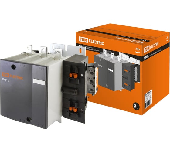 Изображение товара Контактор TDM ELECTRIC КТН- 5150 150А 230В/АС3 SQ0710-0003