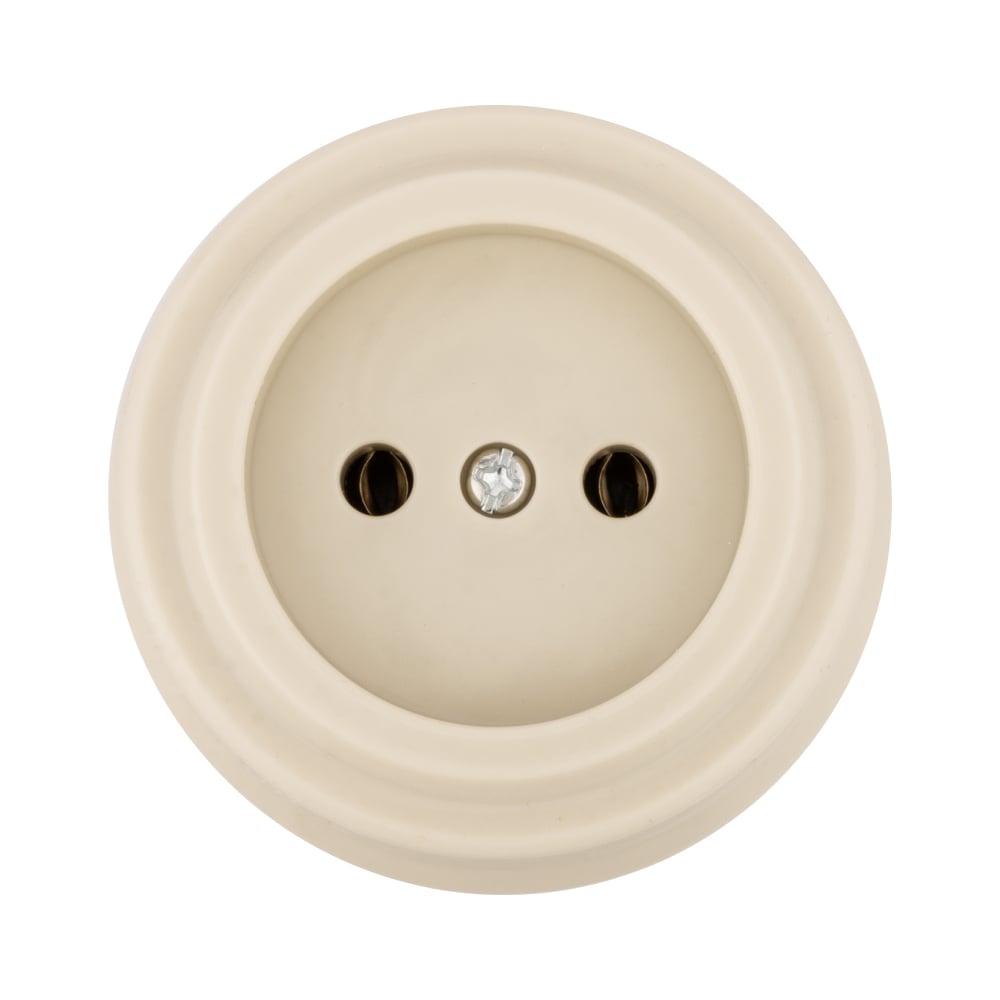 Изображение товара Розетка силовая TDM ELECTRIC 2П 10А 250В слоновая кость серия Виви