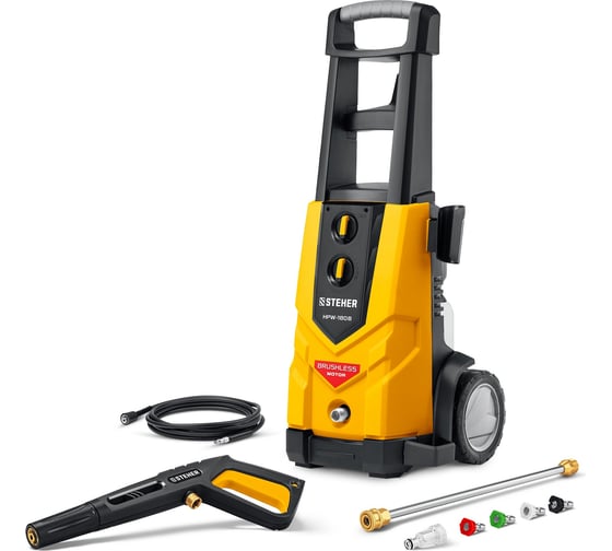 Изображение товара Мойка высокого давления STEHER 180 атм, 2200 Вт HPW-180B