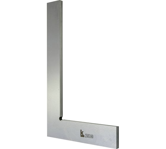 Изображение товара Угольник поверочный с плоским основанием 1 класс точности КАЛИБРОН УП 250х160 134809