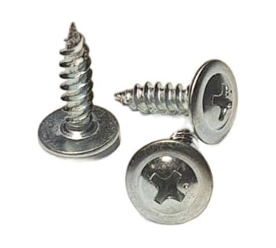 Изображение товара Саморез белый с прессшайбой оцинкованный 4.2x16 мм, ph2, 1 кг GSMETZ 1024216-1