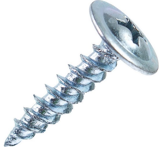 Изображение товара Саморез GSMETZ белый, 4,2x19 мм, с прессшайбой, оцинкованный, ph2, 1 кг/555 шт. 1024219-1