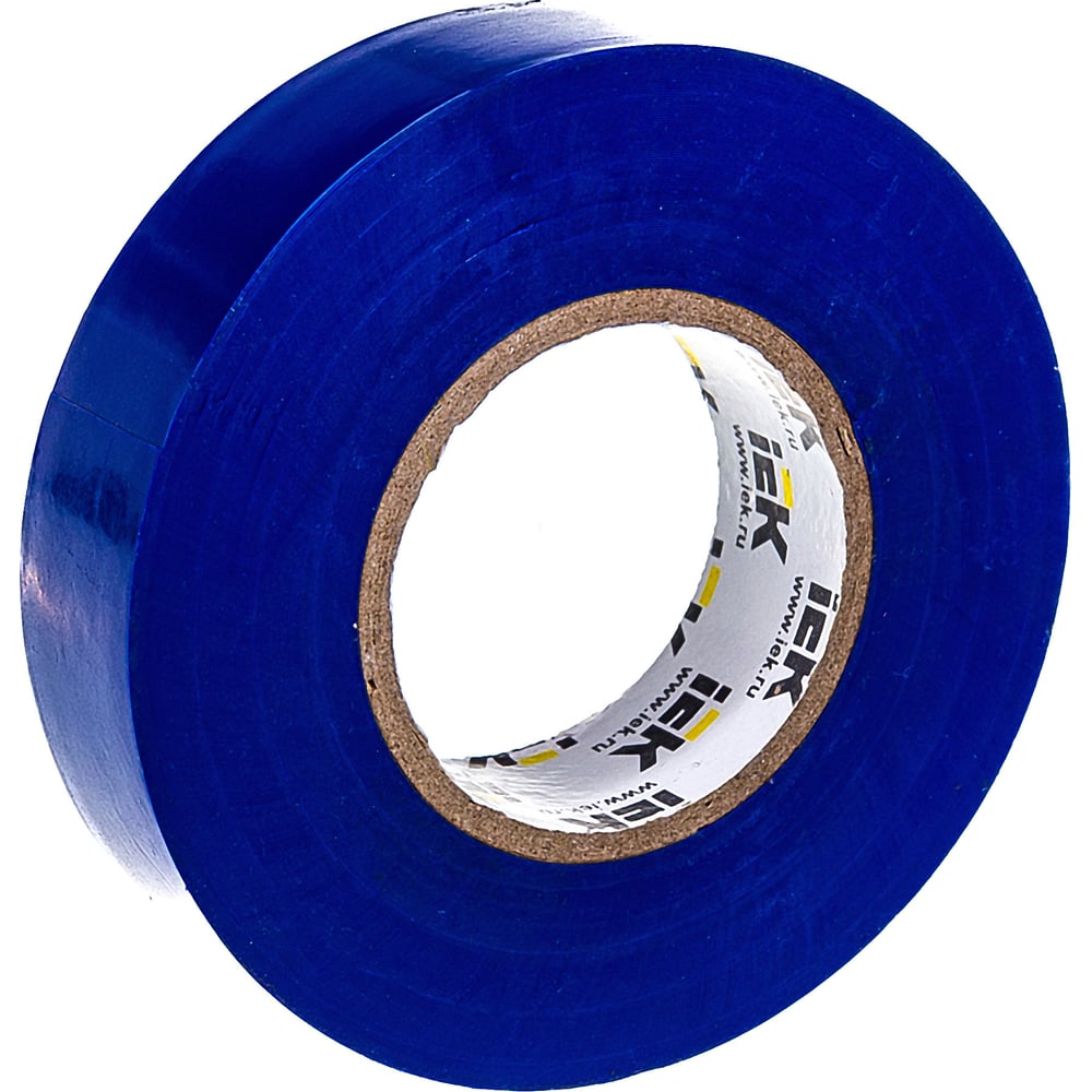 Изображение товара Изолента ПВХ 19мм, 20м, синяя IEK ИЭК UIZ-20-10-K07
