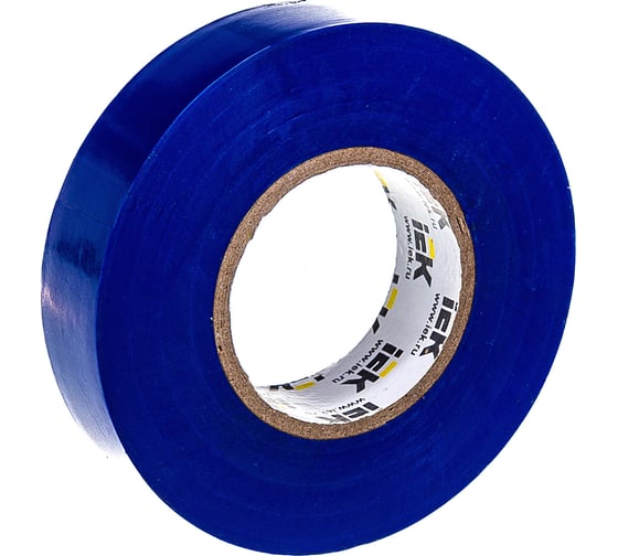 Изображение товара Изолента ПВХ 19мм, 20м, синяя IEK ИЭК UIZ-20-10-K07