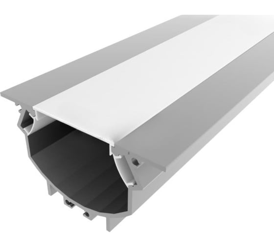 Изображение товара Комплект алюминиевого профиля LEDCRAFT с экраном и заглушками LC-LPV4889M44M16-1 1638000085