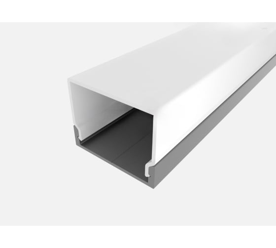 Изображение товара Комплект алюминиевого профиля LEDCRAFT с экраном и заглушками LC-LP0728M1728-1 1638000059