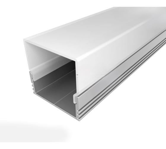 Изображение товара Комплект алюминиевого профиля LEDCRAFT с экраном и заглушками LC-LP1228M1728-1 1638000031