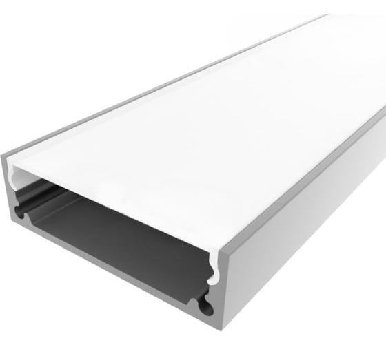 Изображение товара Комплект алюминиевого профиля LEDCRAFT с экраном и заглушками LC-LP1035M34-1 1638000069