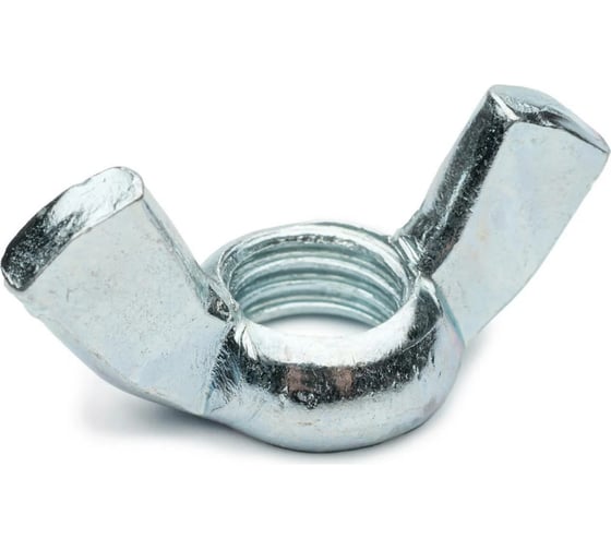 Изображение товара Усиленная гайка барашек BEFAST DIN 315, цинк, М6, 100 шт. GSF06100S