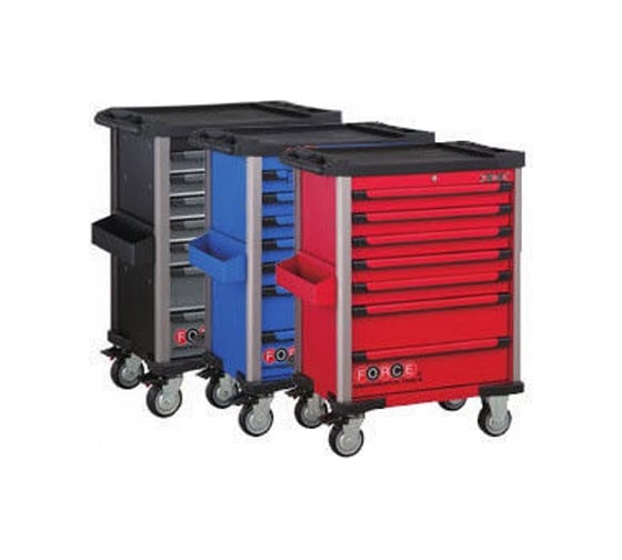 Изображение товара Инструментальная тумба 7 секций 286 предметов FORCE 10217-286