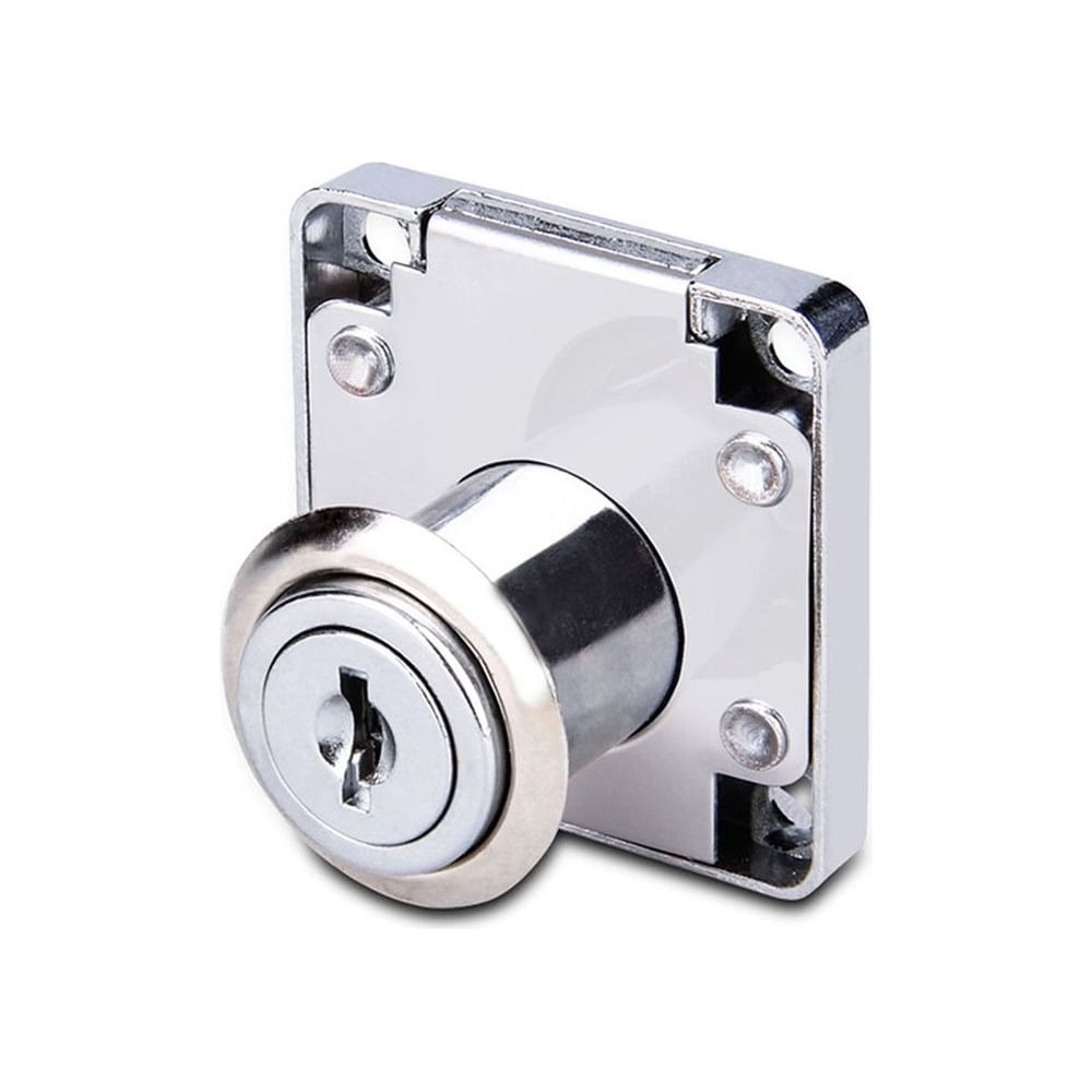 Изображение товара Lemax PROF Z04: врезной замок для ДСП, цилиндровый, 2 ключа, хром